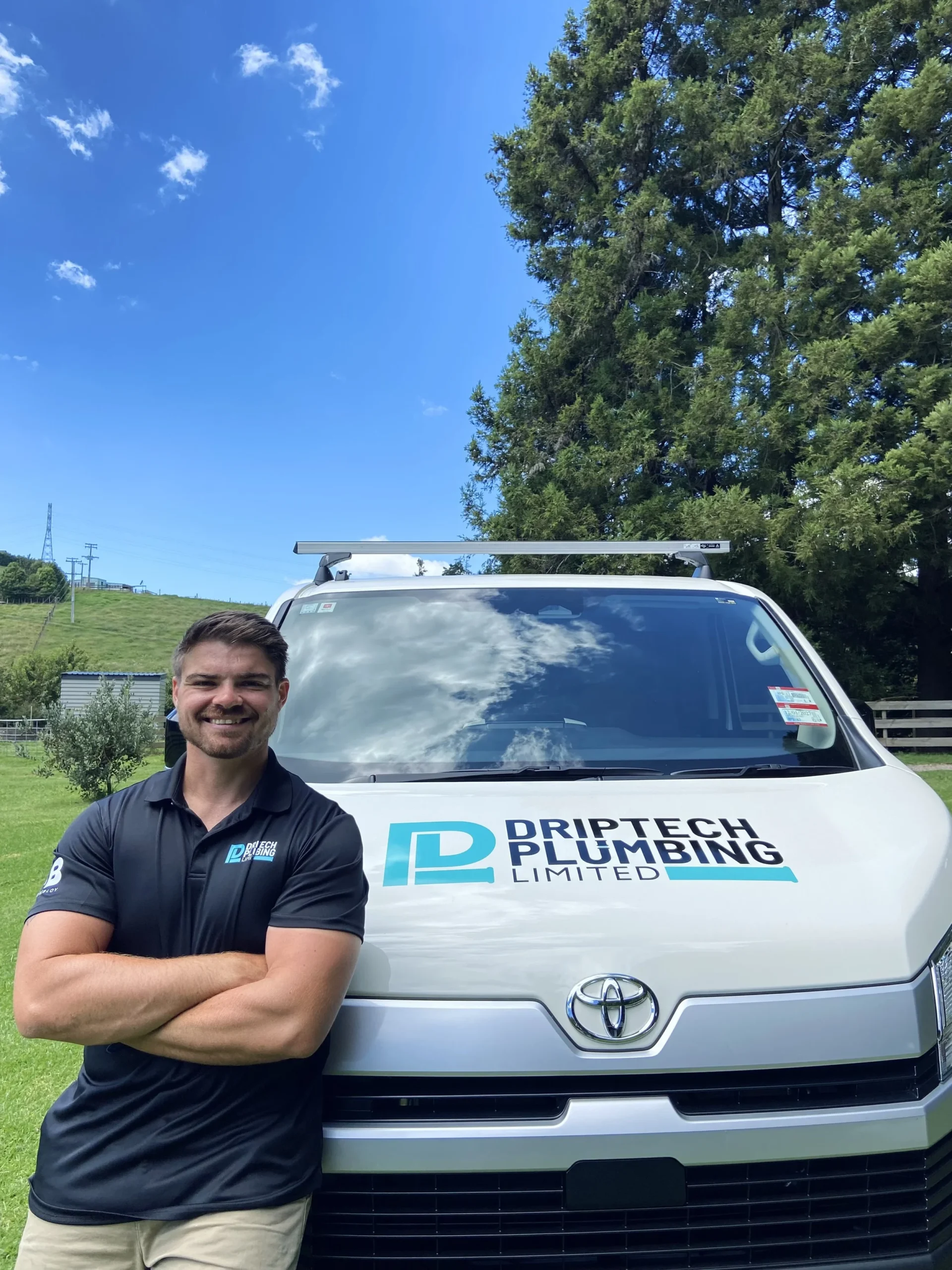 CJ De Smidt, owner of Driptech Plumbing